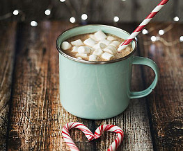 Kerstkoffie- met marshmallows